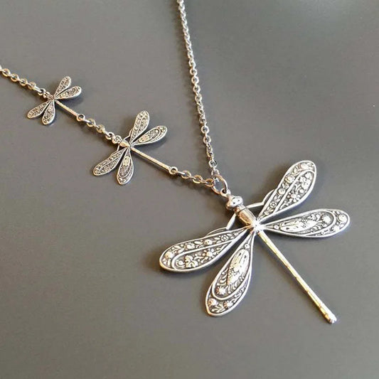 Vintage Dragonfly Necklace™ – Symbol of Change, Light & Freedom