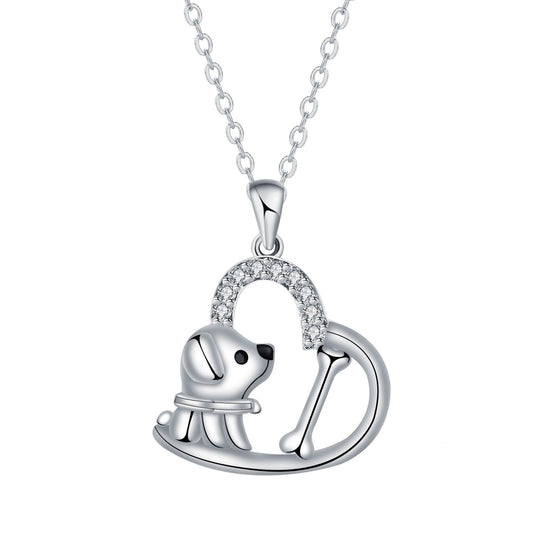 Heart Pendant Dog Necklace™