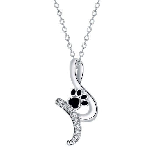 Cute Paw Print Pendant Necklace™