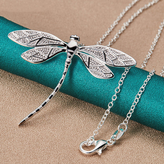 Sterling Silver Dragonfly Necklace™ – Symbol of Grace & Transformation
