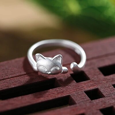 Vintage Silver Kitty Ring™